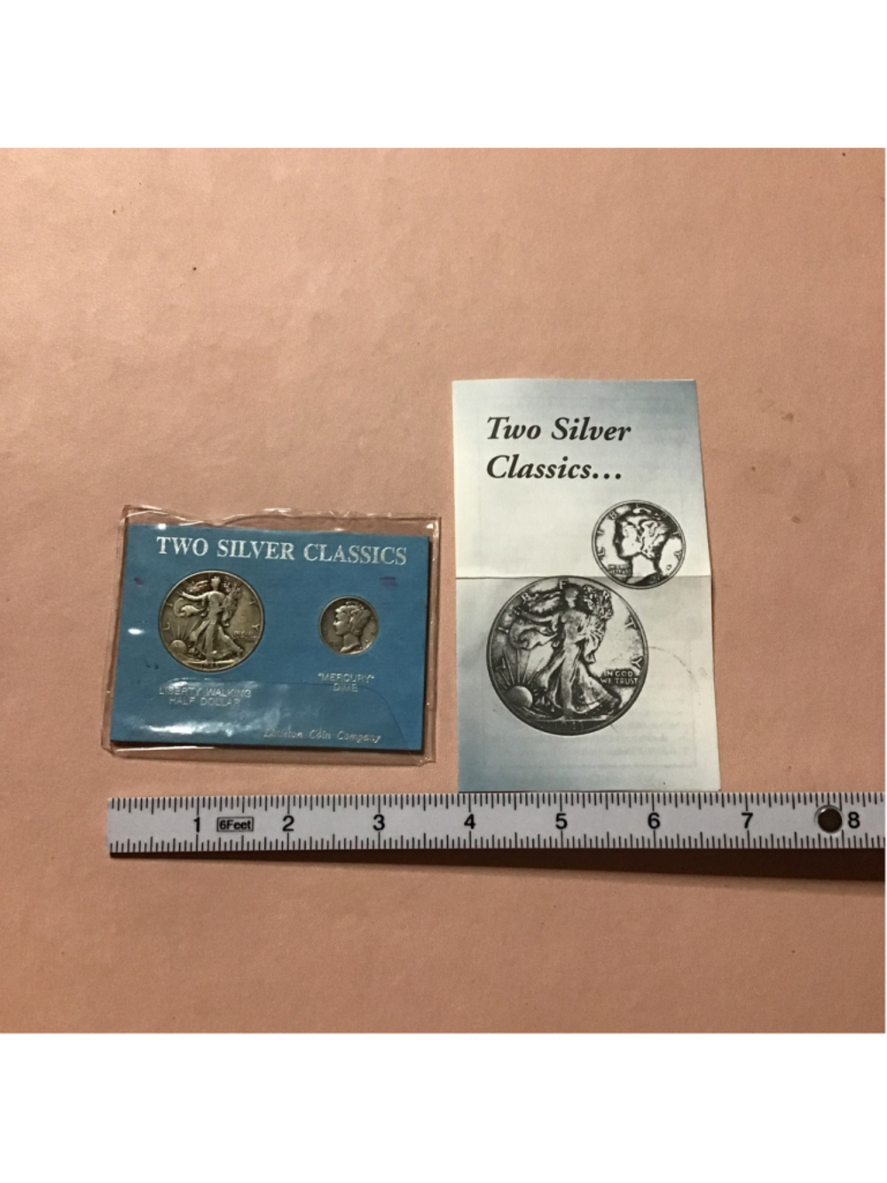 Littleton Coin Company 2 Silver Coins (A)